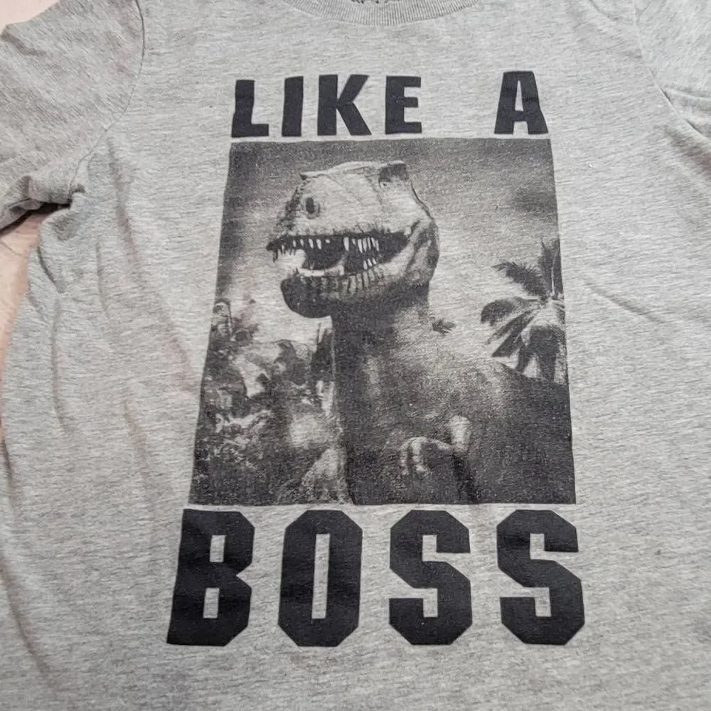 Children's Place Like a boss dinosaur shirt 5T